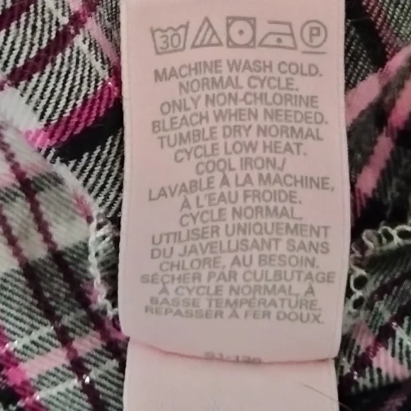 Victoria's Secret Pajama Set Plaids & Bows Sz. XL - Picture 11 of 16